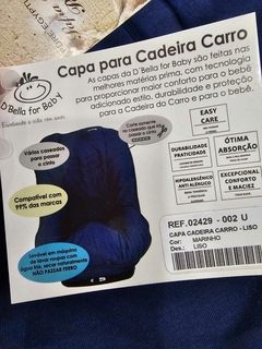 Capa p/ Cadeira Carro Azul