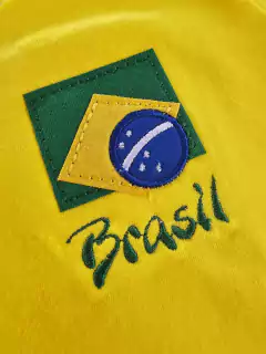 Camisa Brasil Manga curta algodão penteado - comprar online