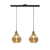 Lámpara colgante HANNA 2 LUCES - comprar online