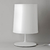 Lámpara de mesa HI HAT PANTALLA GRANDE - LUZ Buenos Aires