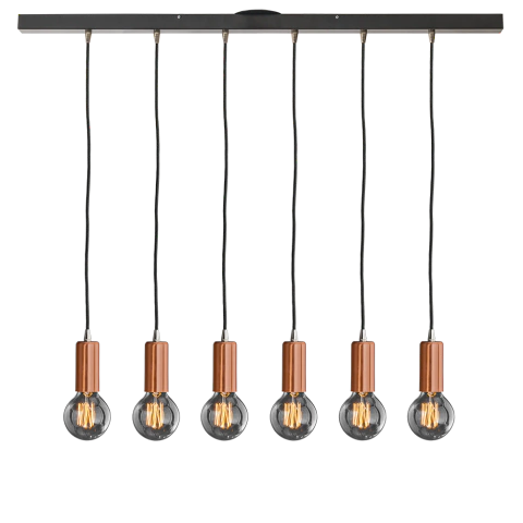 Lámpara colgante BRITTA 6 LUCES