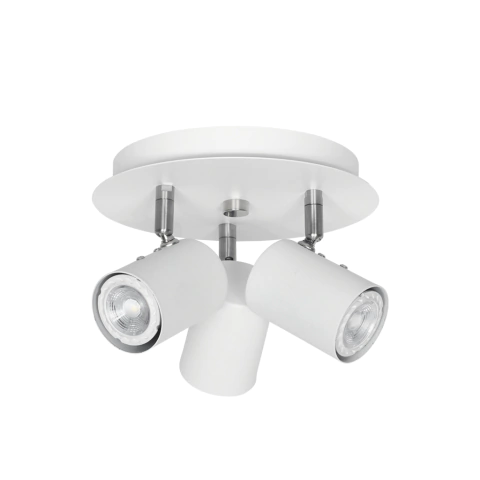 Aplique de techo VICTORIA BASE REDONDA 3 LUCES