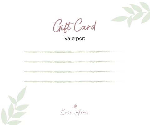 GIFT CARD CAIA HOME - comprar online
