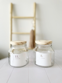 Frasco Tapa de Madera - Caia Home