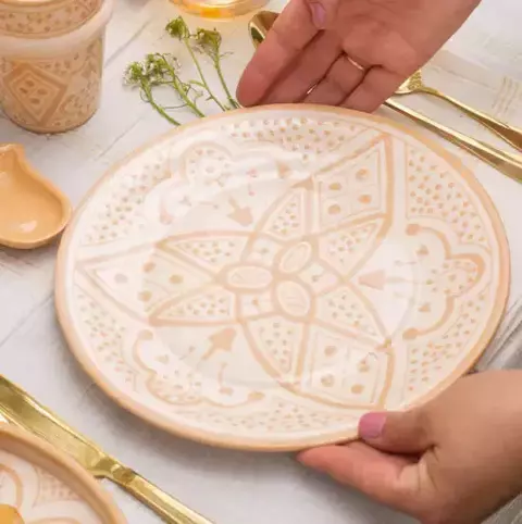 Plato grande Marrakech Verde - comprar online