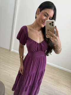 Vestido Ana Laura - Fúcsia na internet