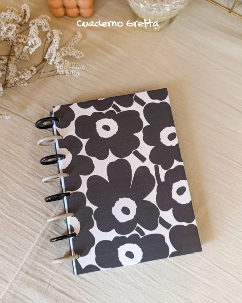 Cuaderno A5 discos - Gretta - comprar online