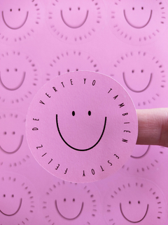 Stickers "Yo también estoy feliz de verte"