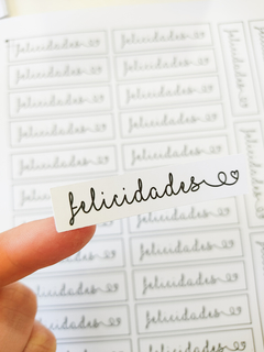 Sticker "Felicidades"