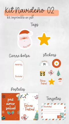 Kit Navideño 02 - imprimible