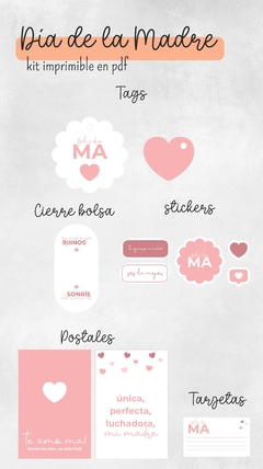 Kit imprimible "Día de la Madre"