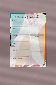 Planner semanal gratis