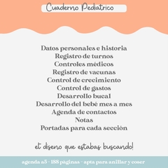 Cuaderno Pediátrico - Imprimible en internet