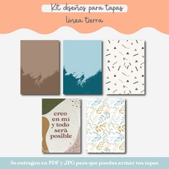Kit tapas tierra - Imprimible