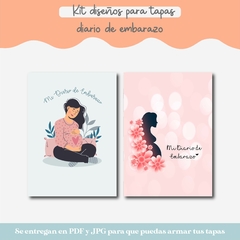 Kit tapas diario de embarazo - Imprimible