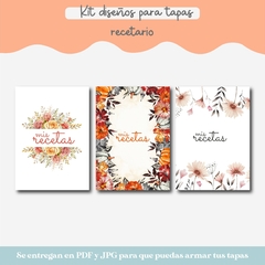 Kit tapas recetarios - Imprimible