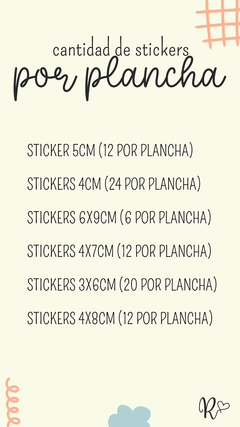 Stickers resistentes al agua blancos - personalizados