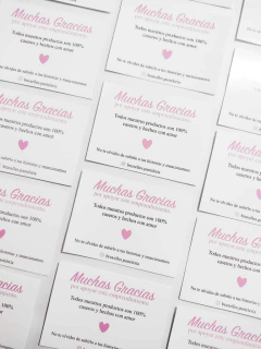 Postales personalizadas simple faz x20u.