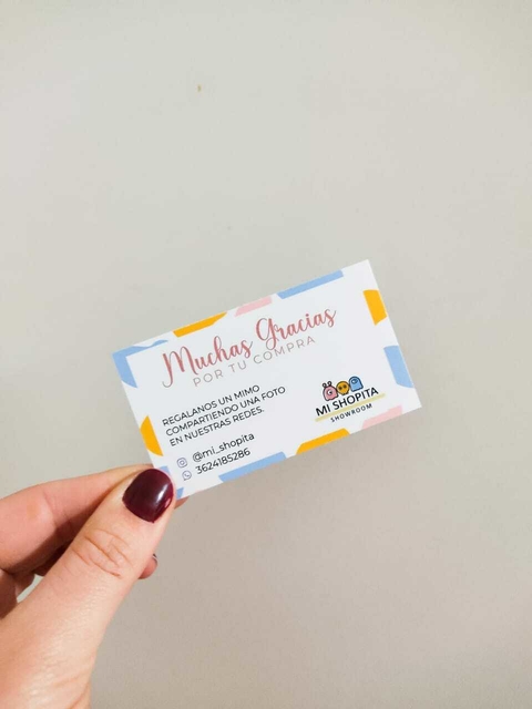Tarjetas personales simple faz x100u.