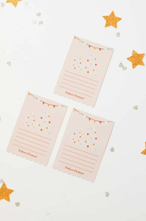 Postales navideñas con dedicatoria x20u.