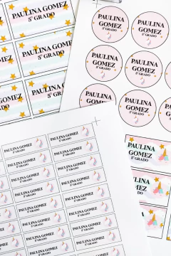 Kit stickers escolares - comprar online