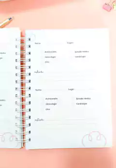 Cuaderno de embarazo "floral" - comprar online