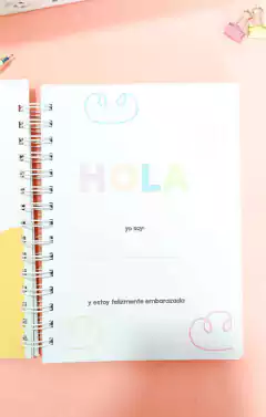 Imagen de Cuaderno de embarazo "floral"