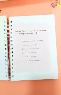 Cuaderno pediátrico "coral" - comprar online