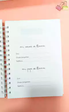 Cuaderno pediátrico "coral" en internet