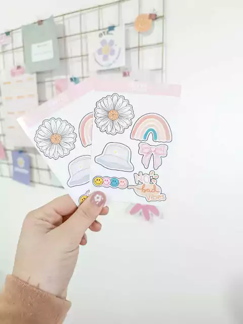 Mini plancha de stickers personalizada x4u.