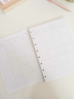 Repuesto planner perpetuo semanal en internet
