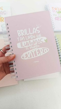 Cuaderno A5 - Brillas - comprar online