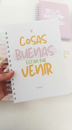 Cuaderno A5 - cosas buenas - comprar online