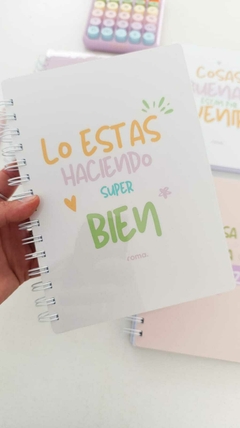 Cuaderno A4 lo estas haciendo bien - tapa blanda - comprar online