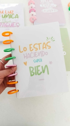 Cuaderno A5 discos - Lo estas haciendo bien - comprar online