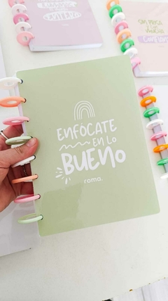 Cuaderno A5 discos - Enfocate - comprar online