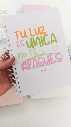 Cuaderno A5 - tu luz - comprar online