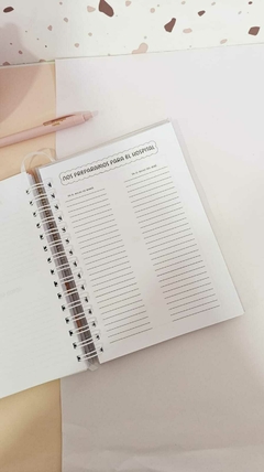 Cuaderno de embarazo "coquette" - tienda online
