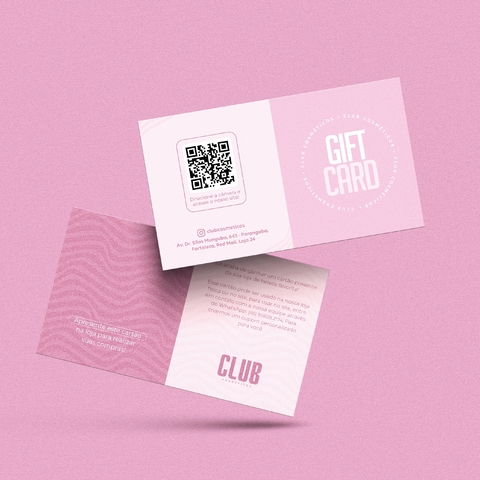 Cartão presente - Gift Card