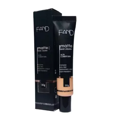 Base Líquida Matte Alta Cobertura - Fand Makeup