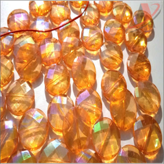 Pedraria em Resina Pacote com 20pçs Tamanho 07x25mm Laranja Boreal - comprar online