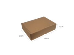 CAIXA DE PAPELÃO MONTÁVEL TAMANHO 40X27X10 COM 10 UN