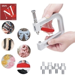 Kit Maquina Para Rebitar Pérolas + Pacote De Pérolas