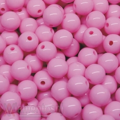 BOLA PLASTICA LEITOSA PASSANTE 08MM COM 500GR
