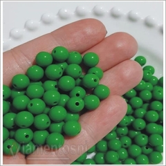 BOLA PLASTICA LEITOSA PASSANTE 08MM COM 500GR
