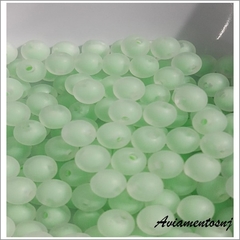 Bola Fosca Com Miolo Passante 10mm Em Acrilico Com 50gr - Aviamentosnj-Artesanato Pérolas Chaton Cristais