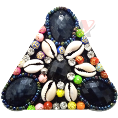 Cabedal Tecido para Costura Bolças Chinelos pacote 1 par Midelo Triangulo Marrom claro - comprar online