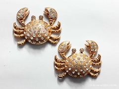 Aplique Metal para Chinelos 1Par Pçs Unicas