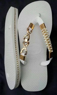 Terminal em "U" para alça de Chinelo - 14x9mm - Dourado na internet