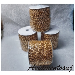 Corrente Dourado Rolo 20 metros 13.2 x 9.2mm na internet